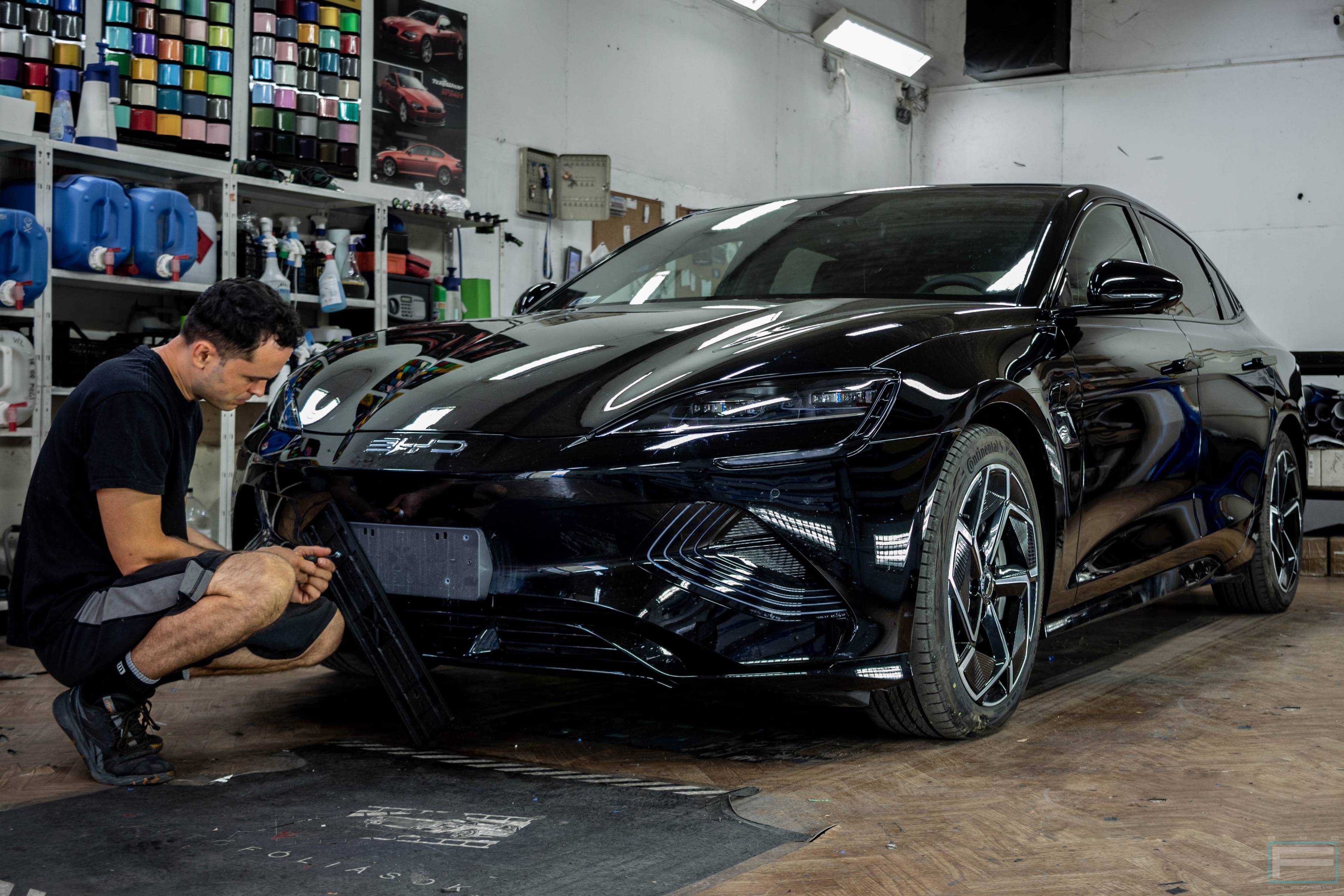 BYD fóliázás - BYD szétszerelése fóliázás előtt 1. illusztráció